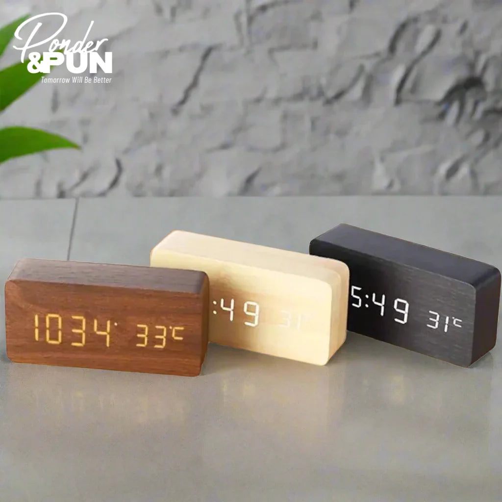 Sleek Digital Alarm Clock