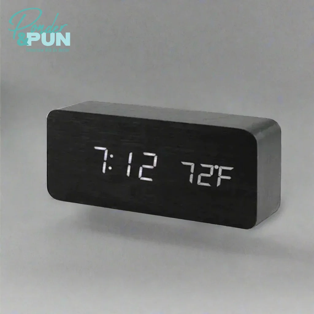 Sleek Digital Alarm Clock