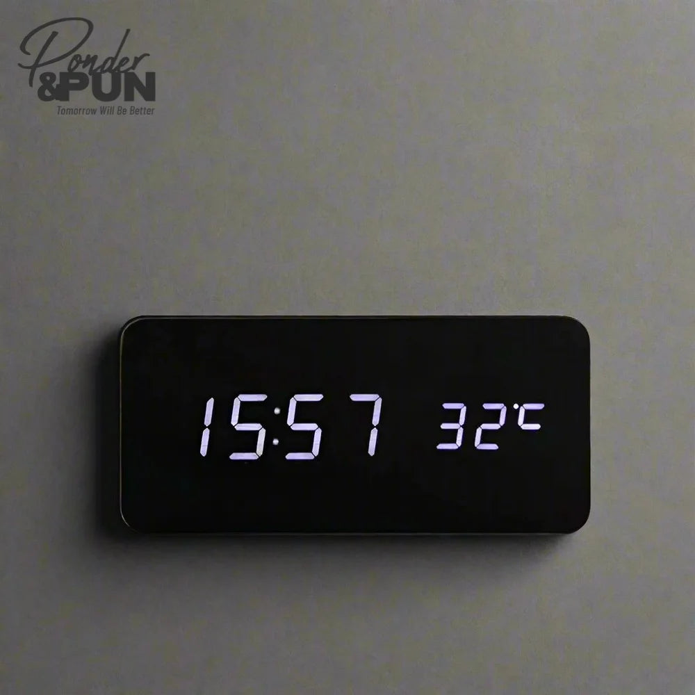 Sleek Digital Alarm Clock