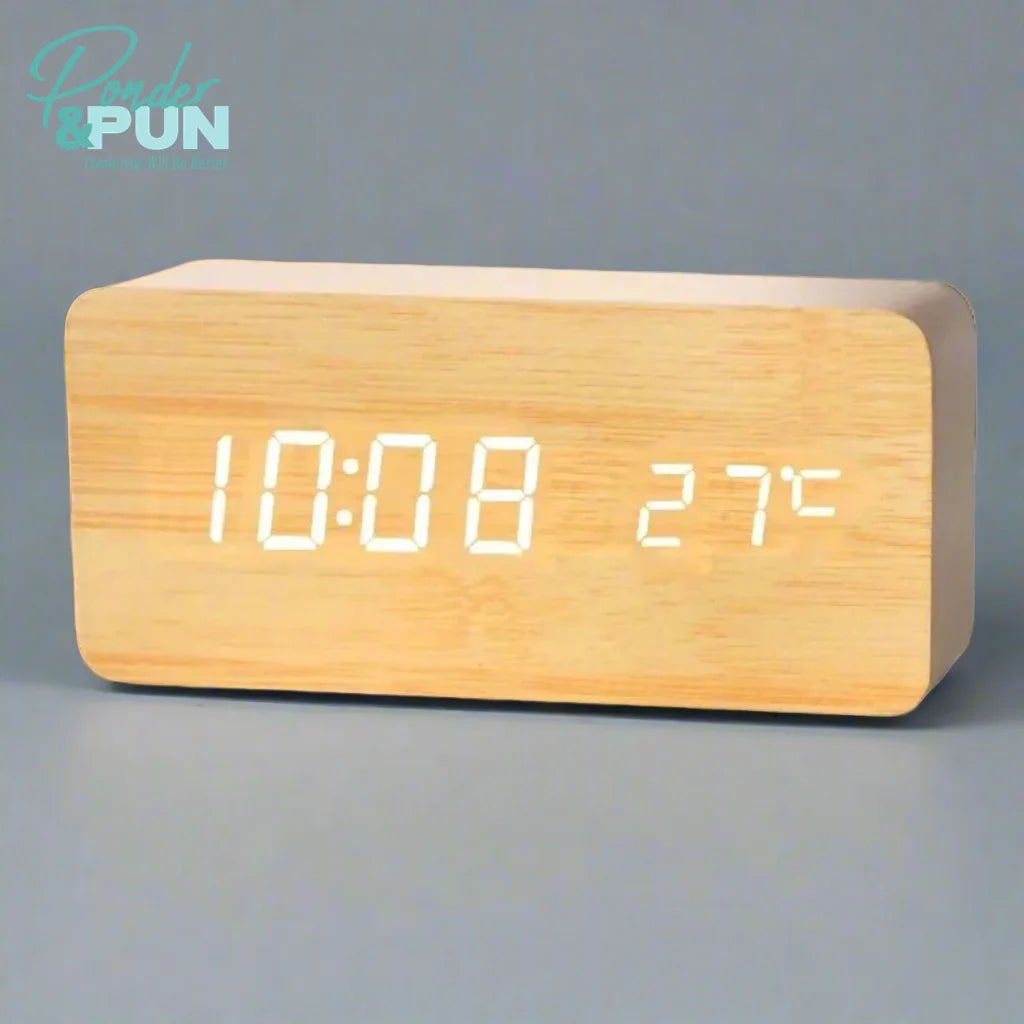 Sleek Digital Alarm Clock