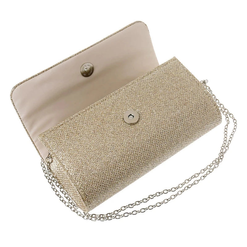 Women's Evening Shoulder Bag Bridal Clutch  Party Prom Wedding Envelope Handbag