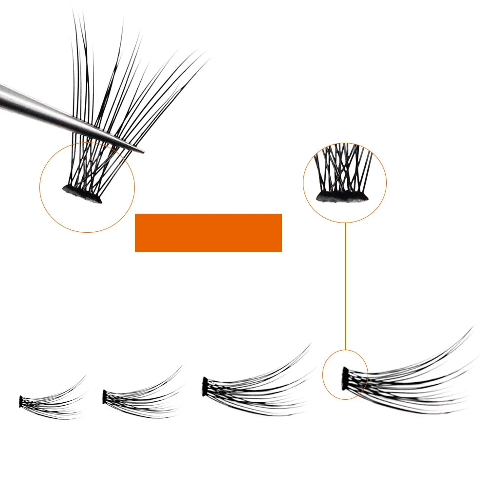 Grafting World 20D Individual Eyelash 0.07 Russia Cilia 60 Pcs Personal Make Up Eyelash Clusters