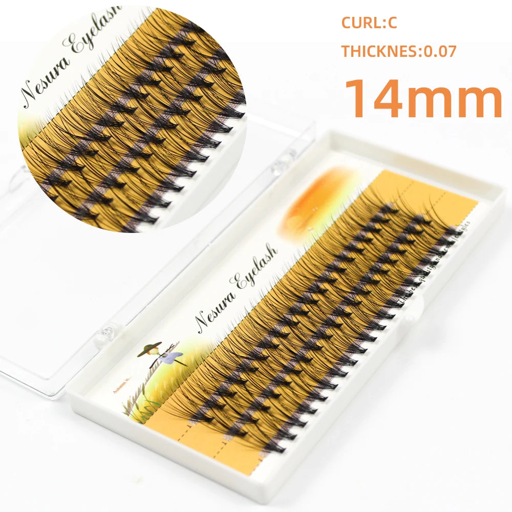 Grafting World 20D Individual Eyelash 0.07 Russia Cilia 60 Pcs Personal Make Up Eyelash Clusters