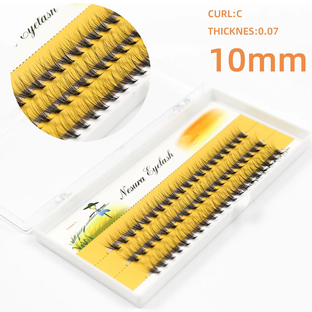 Grafting World 20D Individual Eyelash 0.07 Russia Cilia 60 Pcs Personal Make Up Eyelash Clusters