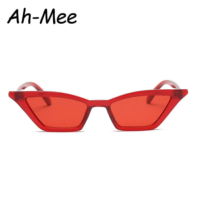 Cat Eye Sunglasses Women Vintage Brand Designer Sun Glasses Small Red Womens Shades Retro Ladies Cateye Sunglass UV400