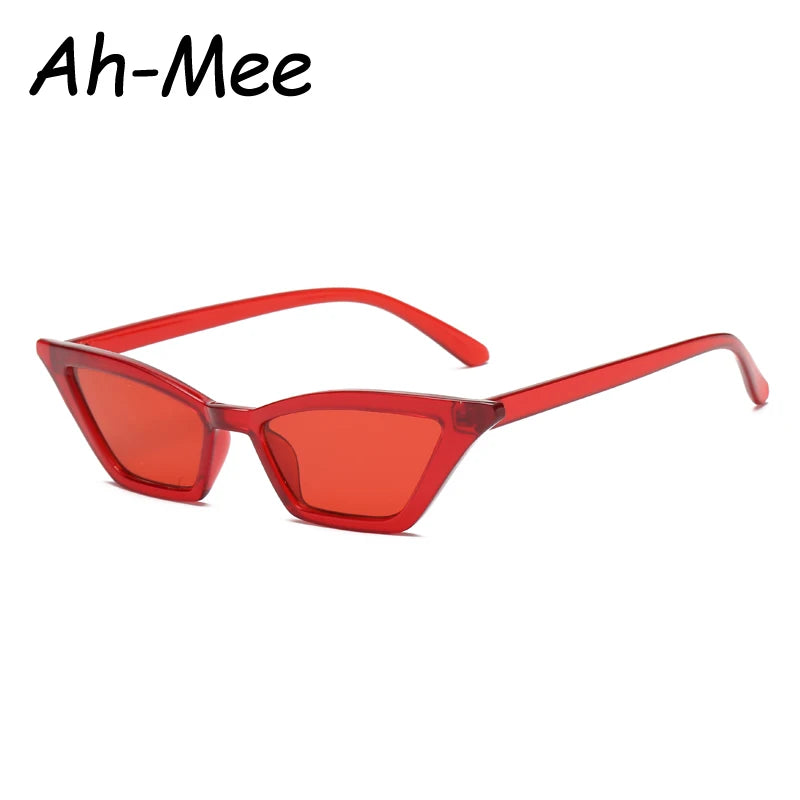 Cat Eye Sunglasses Women Vintage Brand Designer Sun Glasses Small Red Womens Shades Retro Ladies Cateye Sunglass UV400