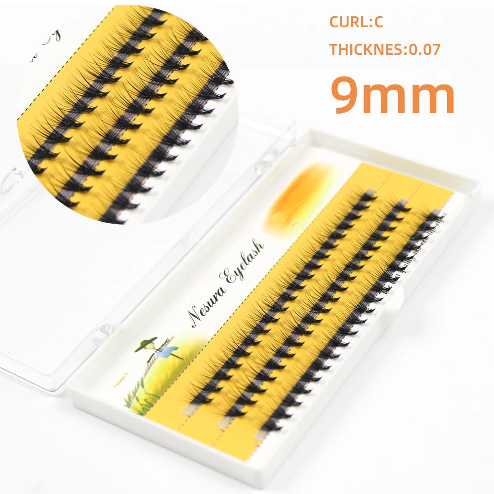 Grafting World 20D Individual Eyelash 0.07 Russia Cilia 60 Pcs Personal Make Up Eyelash Clusters