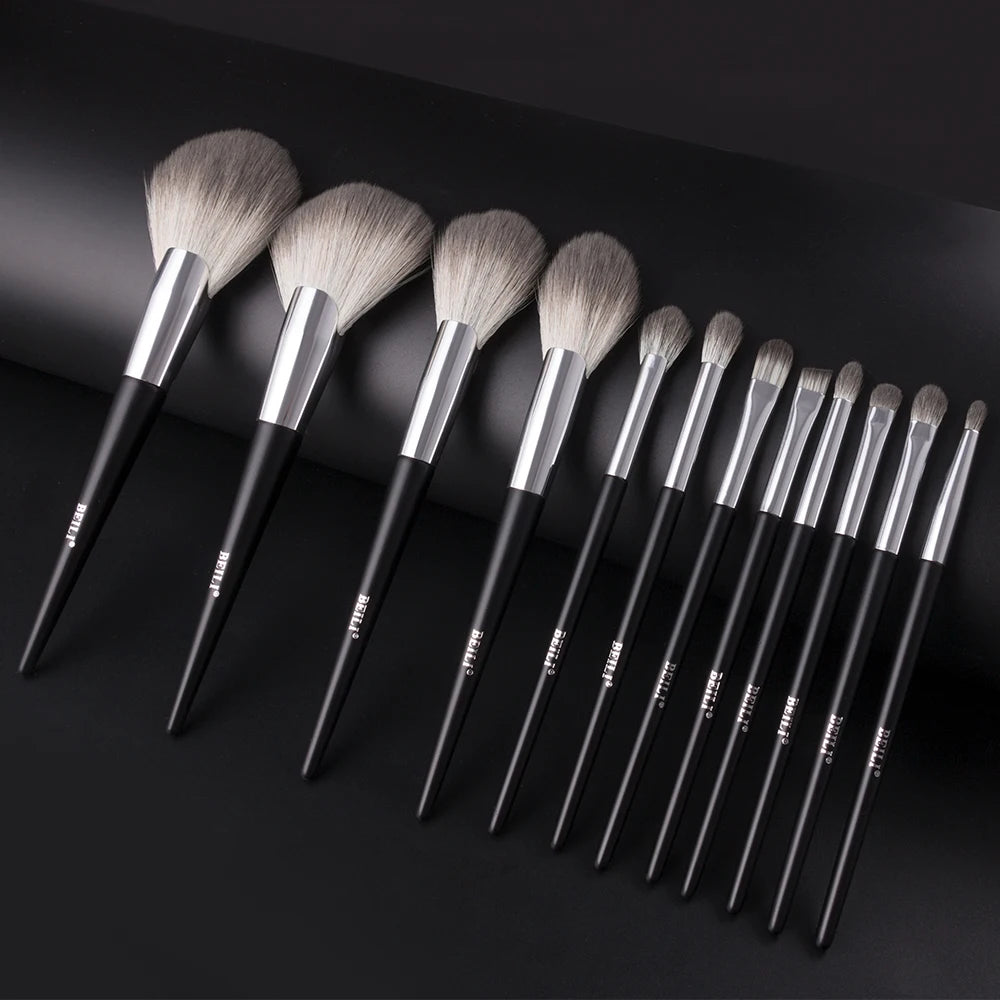 BEILI 8 / 12pcs Synthetic Face Makeup Brushes Eyeshadow Professional Blush Blending Powder Eyebrow Foundation Make Up Brush Set