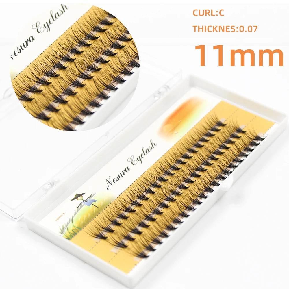 Grafting World 20D Individual Eyelash 0.07 Russia Cilia 60 Pcs Personal Make Up Eyelash Clusters