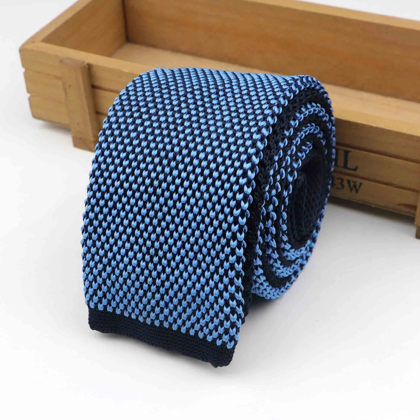 Fashion Men's Colourful Tie Knit Knitted Ties Necktie Solid Color Narrow Slim Skinny Woven Plain Cravate Narrow Neckties