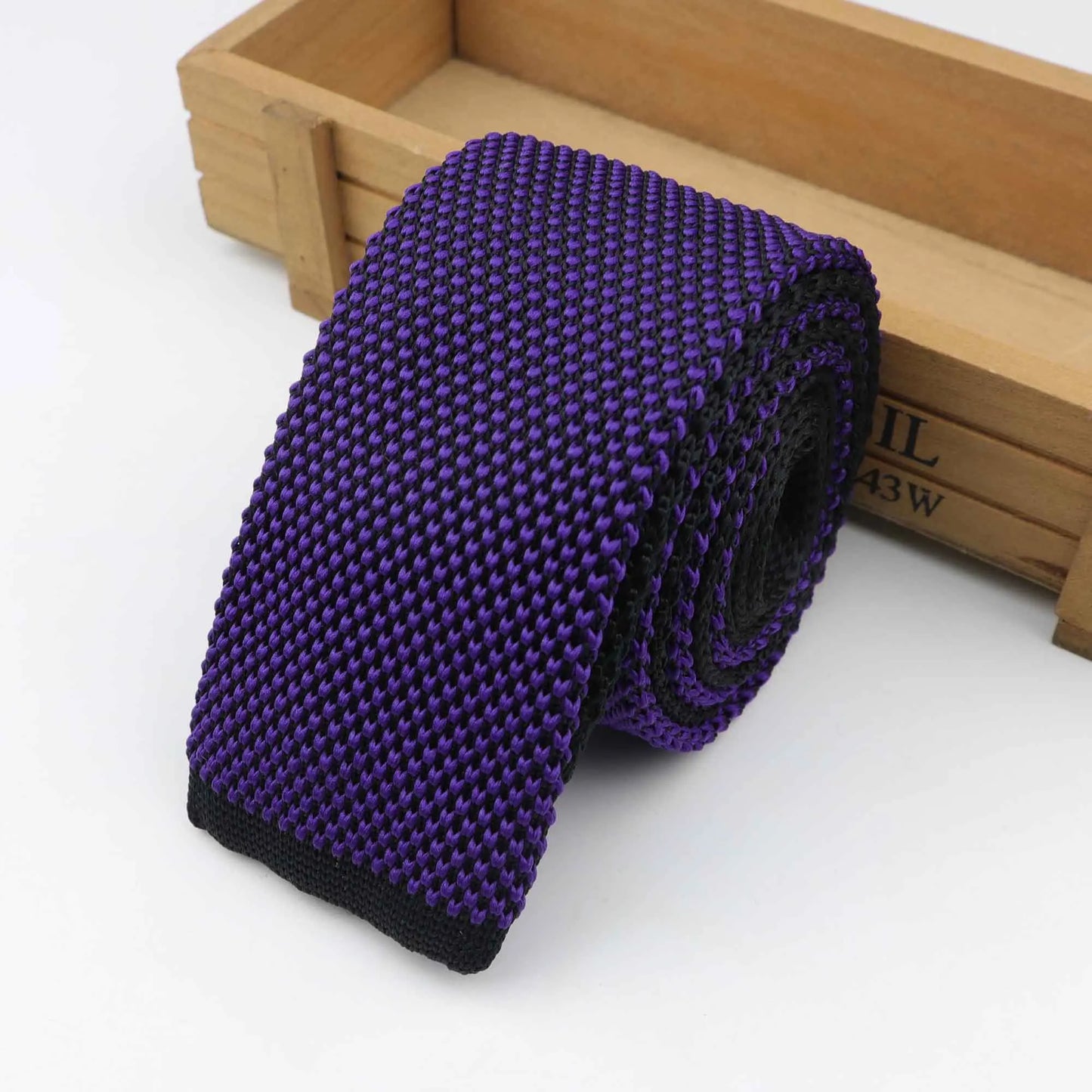 Fashion Men's Colourful Tie Knit Knitted Ties Necktie Solid Color Narrow Slim Skinny Woven Plain Cravate Narrow Neckties