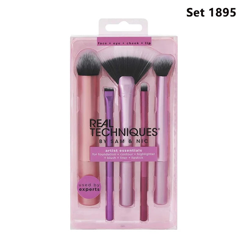 NEW Make up Brushs 1-3-4-5-6-7pcs Maquillage Real Technique Makeup Brushs Powder Loose Box Belt foundation brush Real Techniques