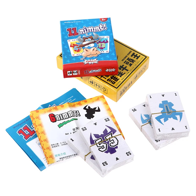 Take 6 Nimmt Board Game  2-10 Players Funny Gift For Party Family Card Games