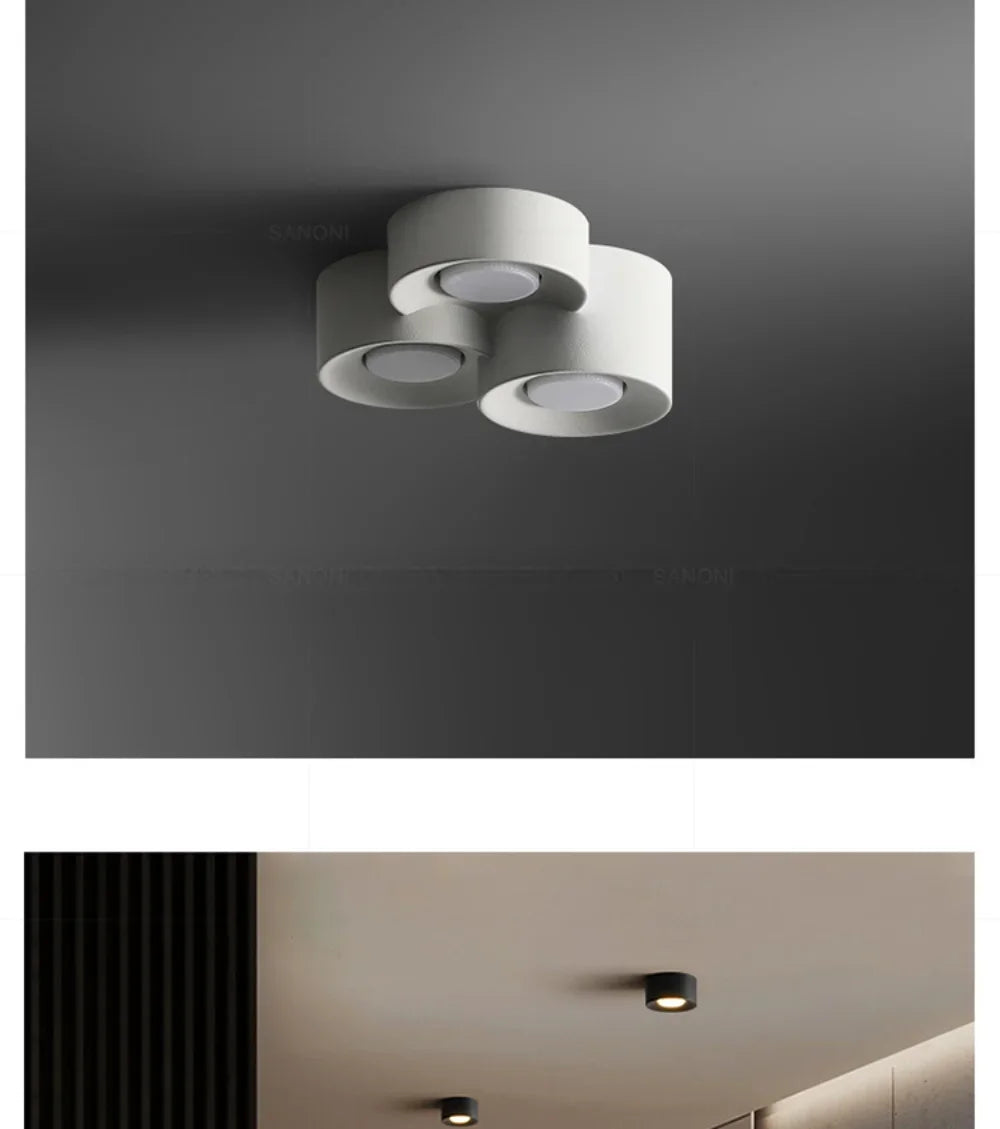 Modern LED Ceiling Light Cylinder Ceiling Spotlight For Bedroom Hallway Aisle Minimalism Indoor Home Decor Ceiling Lamp Lighting