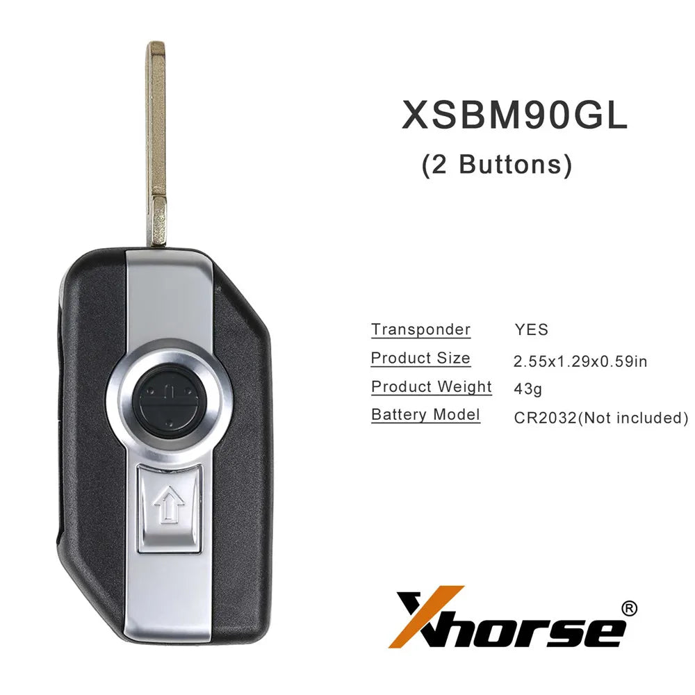 Xhorse XSBM90GL for BMW Motorcycle XM38 Key for VVDI2 and Key Tool Plus 1 Piece