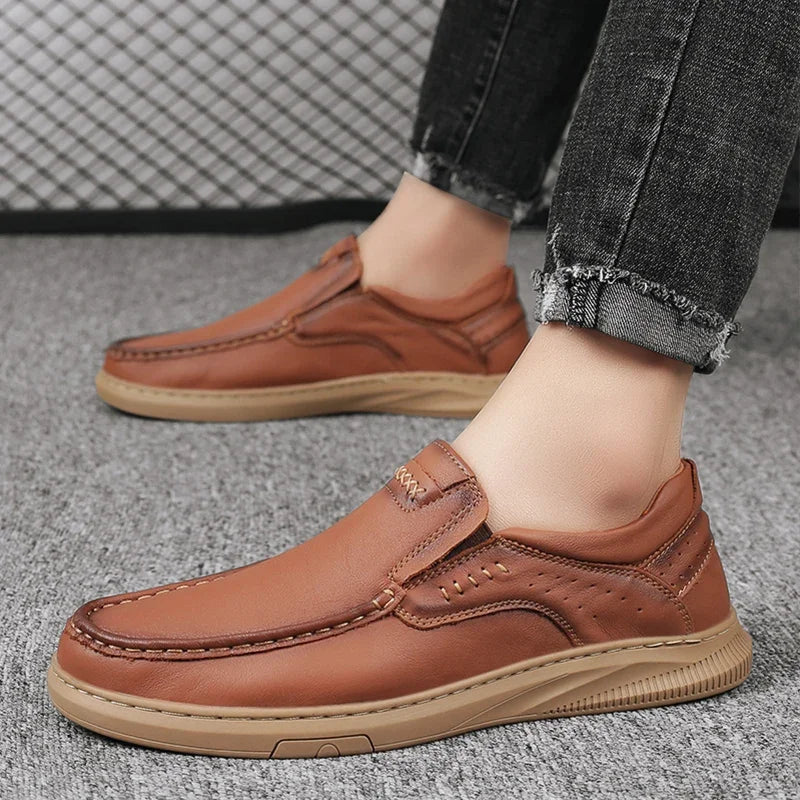 Male Shoes Fashion All-match Driving Shoes Men Genuine Leather for Men Business Shoes New Arrival Male Comfortable Casual Shoe