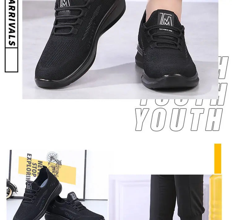 New Men's Shoes Sports Flats Casual Shoes 2023 New Fashion Breathable Walking Shoes Lightweight and Comfortable Men's Shoe