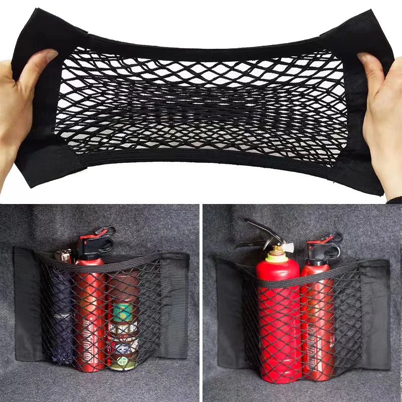 Car Trunk Box Storage Bag Net sticker For Fiat Accessories Punto 500 Stilo Bravo Grande Punto Palio Panda Linea Uno Marea Evo