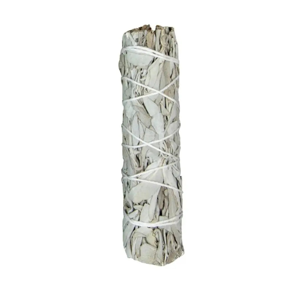 10cm White Sage Bundle California Smudge Stick Wand for Spiritual Incense Sticks Burning Aromatherapy Energy Cleansing Bundles