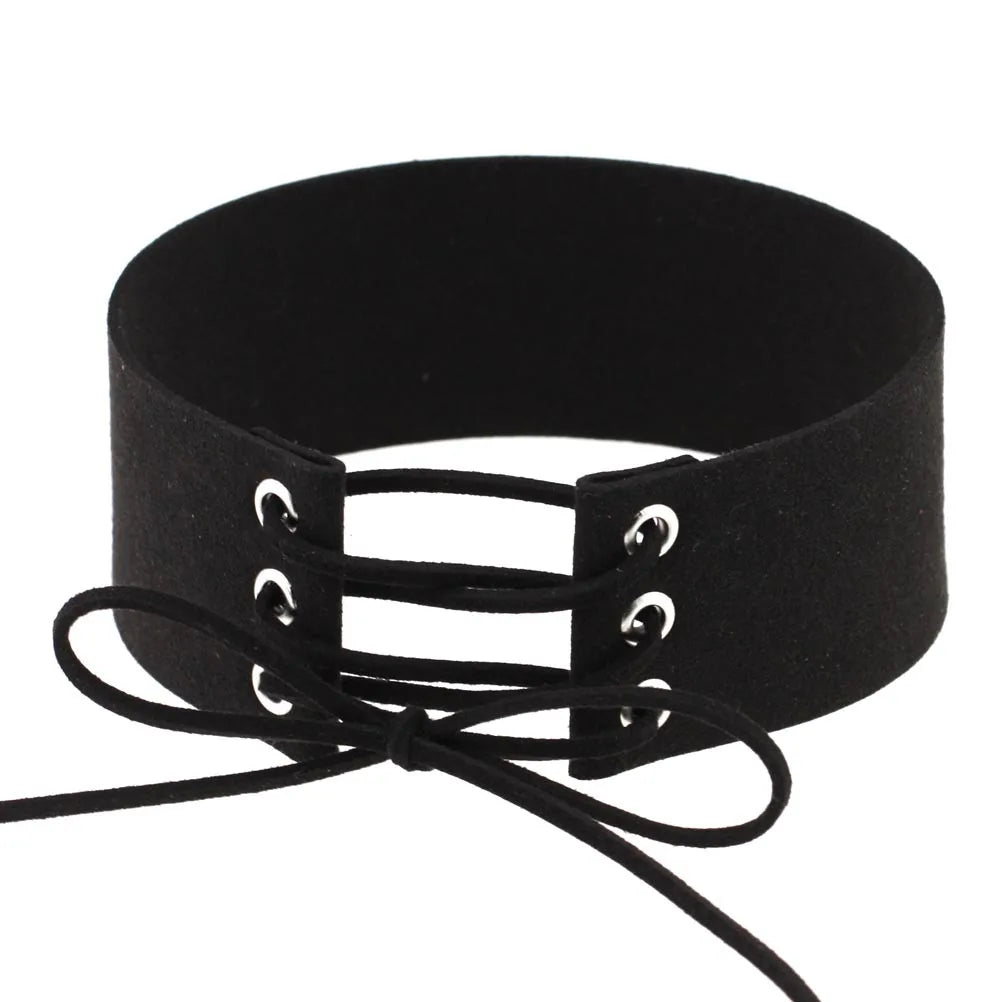 Spike Punk Choker Collar For Girl Goth Heart Pendant Necklace Emo Neck Strap Cosplay Chocker Gothic Accessories