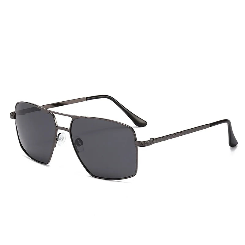 New Small Frame Square Sunglasses Men's Polarized Metal Fashion Sun Glasses Men's Outdoor Driving Eyewear UV400 Oculos De Sol