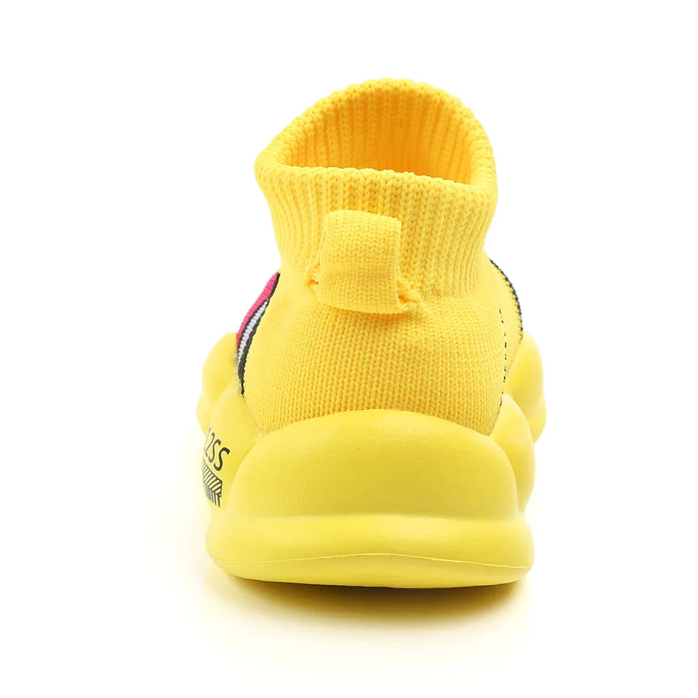 Kid Shoes Sock Shoes Soft Cotton Slip-on Rubber Sole 1-3 Years Kid Outdoor Walking Casual Shoes Unisex for Boys and Girls D2232