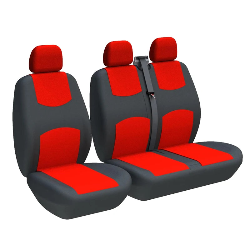 2+1 Truck Seat Covers Universal Fit Single Driver&Double Passenger Seat For Vito W368 For Ford Transit For Jumpy 2008 For VW T5