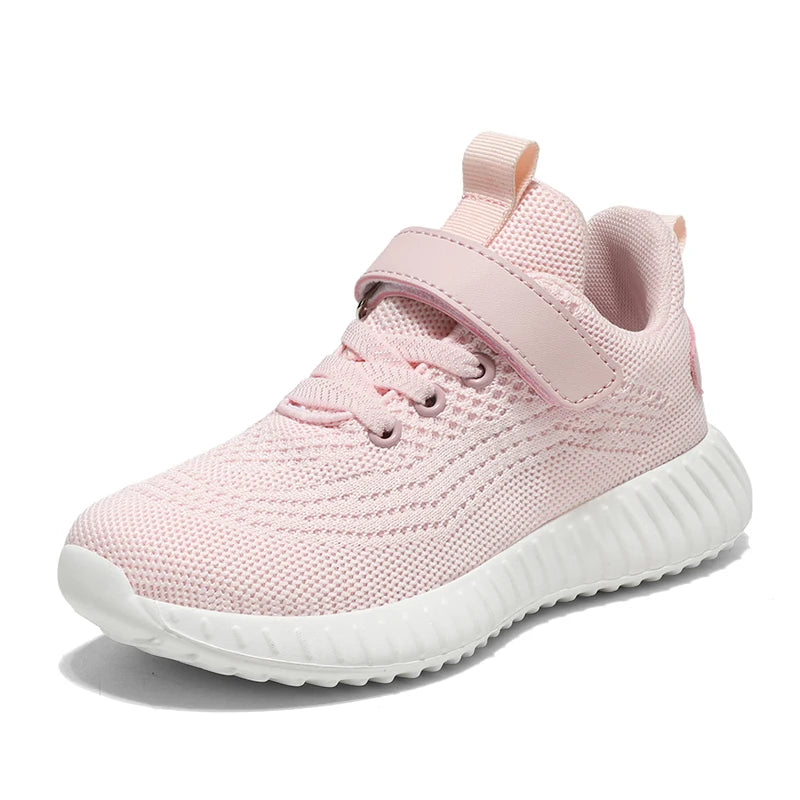 Children Sneakers Casual Shoes for Girls Pink Comfortable Breathable Running Shoe Sports Kids Boys Flat Walking Shoes Size 28-39