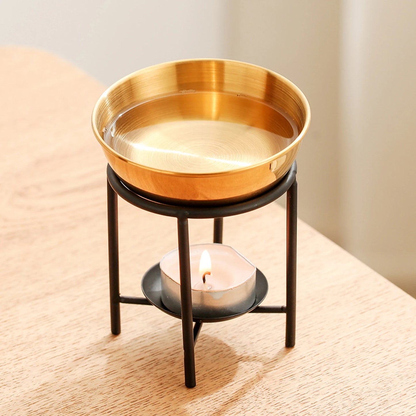 Essential Oil Burner Tealight Candle Holder Decorative Aroma Burner Rack Scented for Bedroom Hotels Living Room Valentines Day