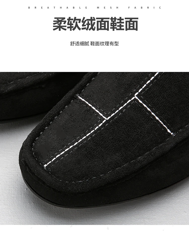 Casual Men Shoes 2023 Slip on Formal Loafers Moccasins Black Male Driving Flat Breathable Tenis Masculino Zapatillas Hombre Male