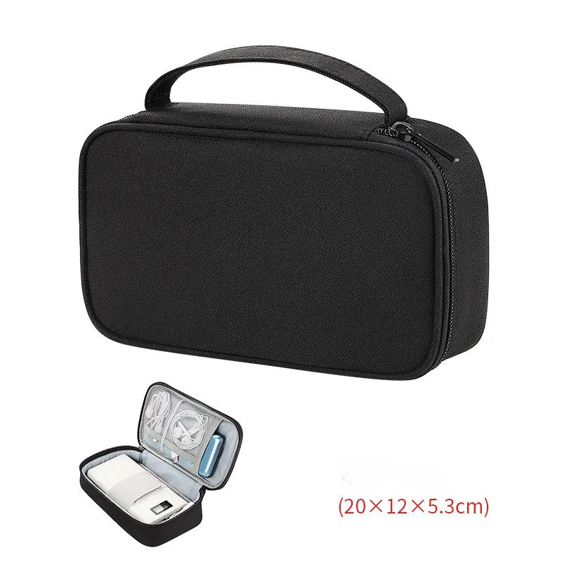 Travel Portable Digital Accessories Storage Bag Organizer of Mobile Phone Bag U Disk Charging Bank Mobile Data Cable Storage Bag