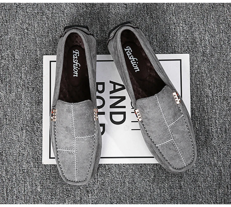 Casual Men Shoes 2023 Slip on Formal Loafers Moccasins Black Male Driving Flat Breathable Tenis Masculino Zapatillas Hombre Male