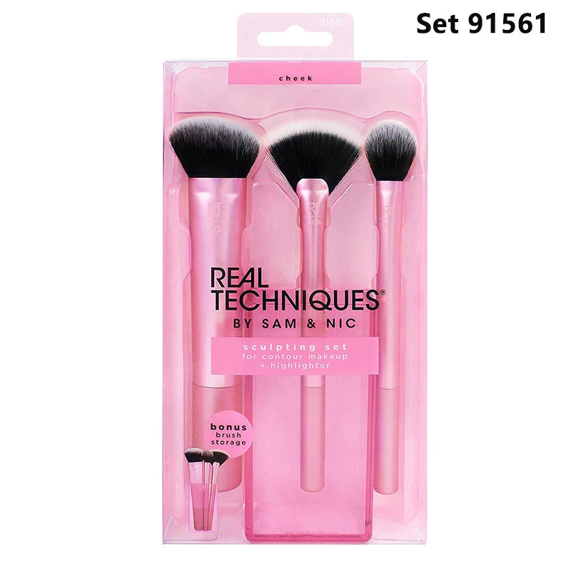 NEW Make up Brushs 1-3-4-5-6-7pcs Maquillage Real Technique Makeup Brushs Powder Loose Box Belt foundation brush Real Techniques