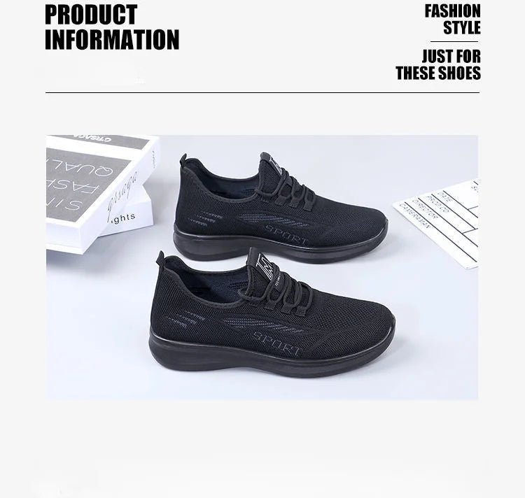 New Men's Shoes Sports Flats Casual Shoes 2023 New Fashion Breathable Walking Shoes Lightweight and Comfortable Men's Shoe