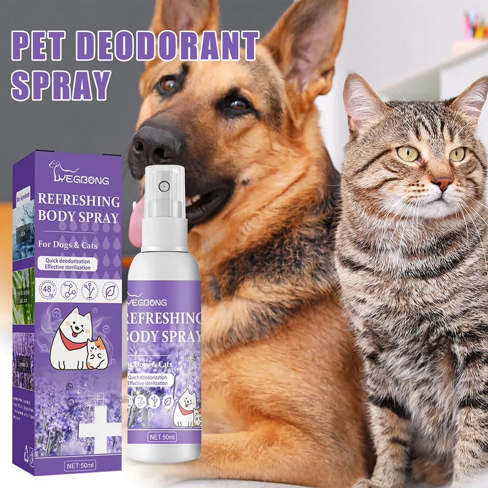 Lavender Oil Dog Deodorizer Spray Long Lasting Puppies Cats Dogs for Smelly Deodorizing Perfume Spray Remove Odor Freshing Air