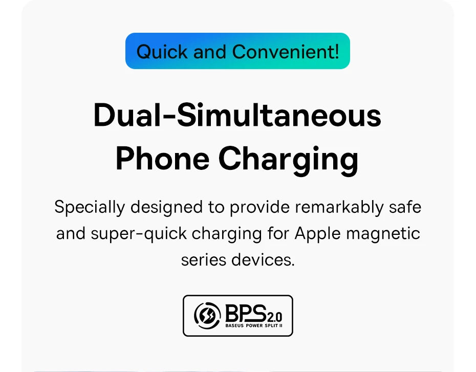 Baseus  3 in 1 20W Magnetic Wireless Charger Stand For Phone iPhone 15 14 Pro Airpods Apple Watch  Fast Charging Station Holder