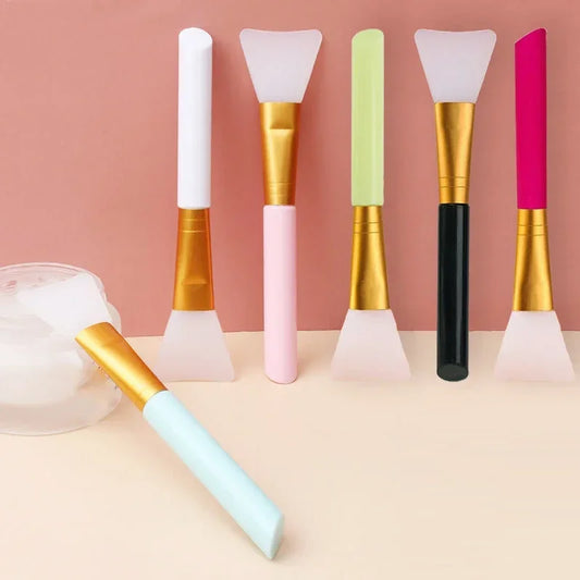 Beauty silicone mask brush Soft head silicone brush adjusting stick Homemade mask mud tool brush make up brushes