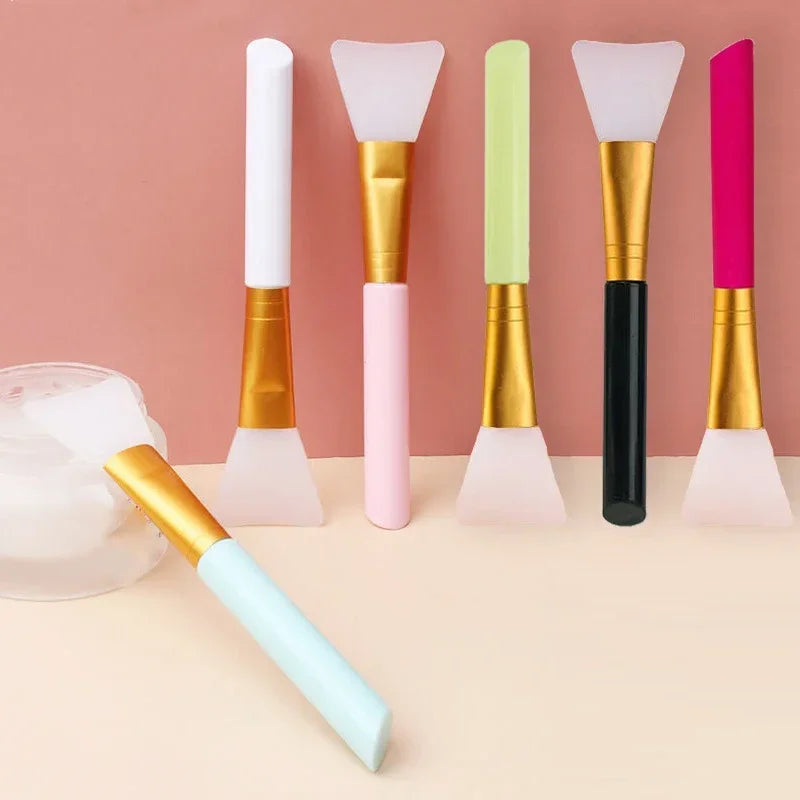 Beauty silicone mask brush Soft head silicone brush adjusting stick Homemade mask mud tool brush make up brushes