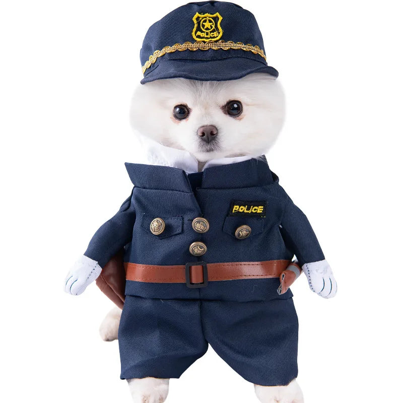 Funny Dog Cosplay Clothes Puppy Party Dress Up Apparel Outfit Chihuahua Deadly Doll Set Halloween Costume for S-XL Dogs Cats