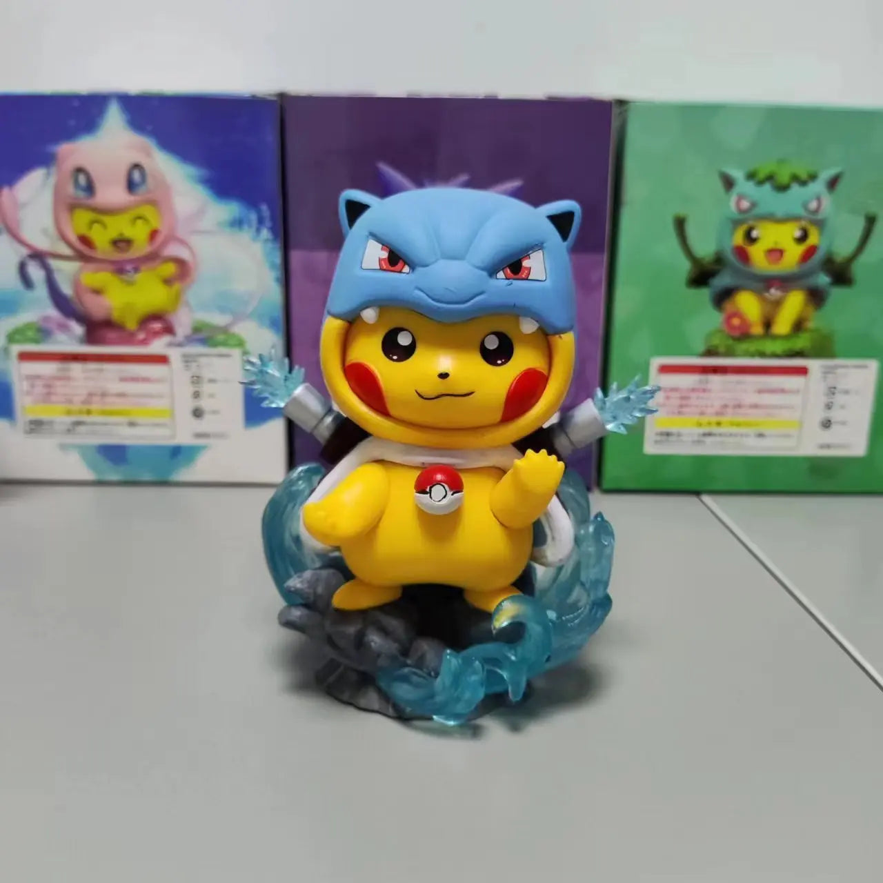 Anime Pokemon Pikachu Action Figure 8CM Mini Q Cute Cartoon PVC Model Toys Children Gifts