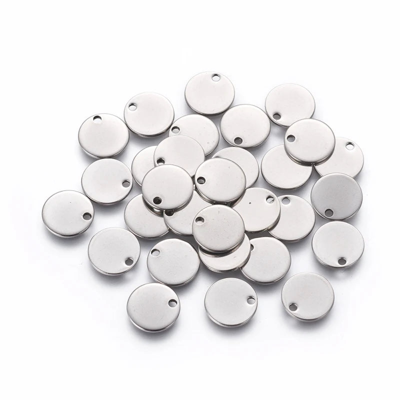 5~20Pcs 304 Stainless Steel Charms for DIY Jewelry Making  (Butterfly Heart Flower Key Moon Musical Note Ring Flat Round Star)