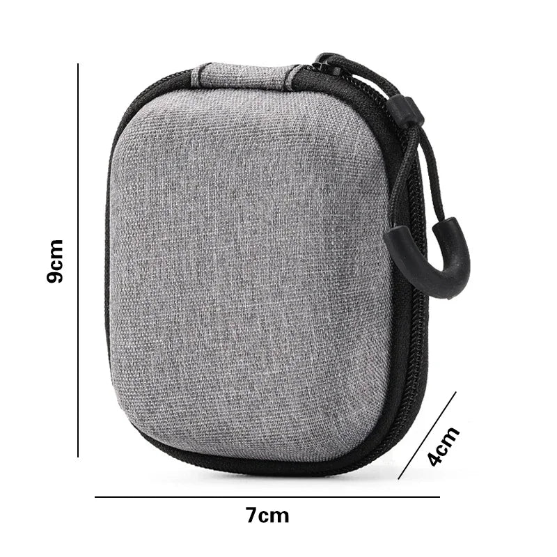 Mini Hard Case Digital Storage Bag Travel  Portable Headphone USB Data Cable Organizer Bag Mobile Phone Charger Protective Case