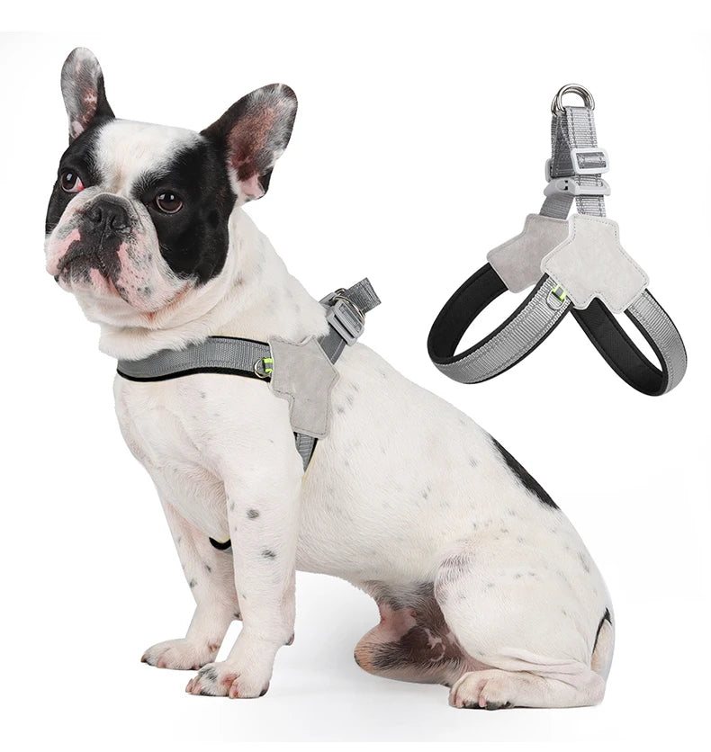 Reflective Pet Dog Harness For Small Medium Dogs Cat No Pull Vest Harnesses Puppy Chest Strap Pug Chihuahua Bulldog Supplies