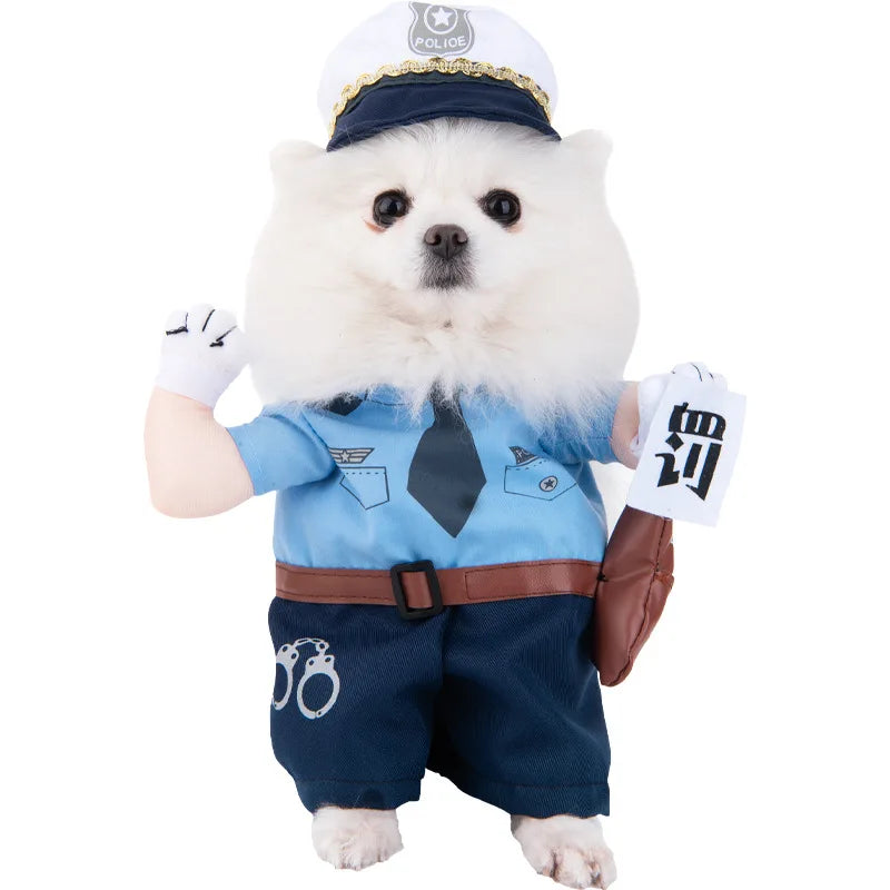 Funny Dog Cosplay Clothes Puppy Party Dress Up Apparel Outfit Chihuahua Deadly Doll Set Halloween Costume for S-XL Dogs Cats