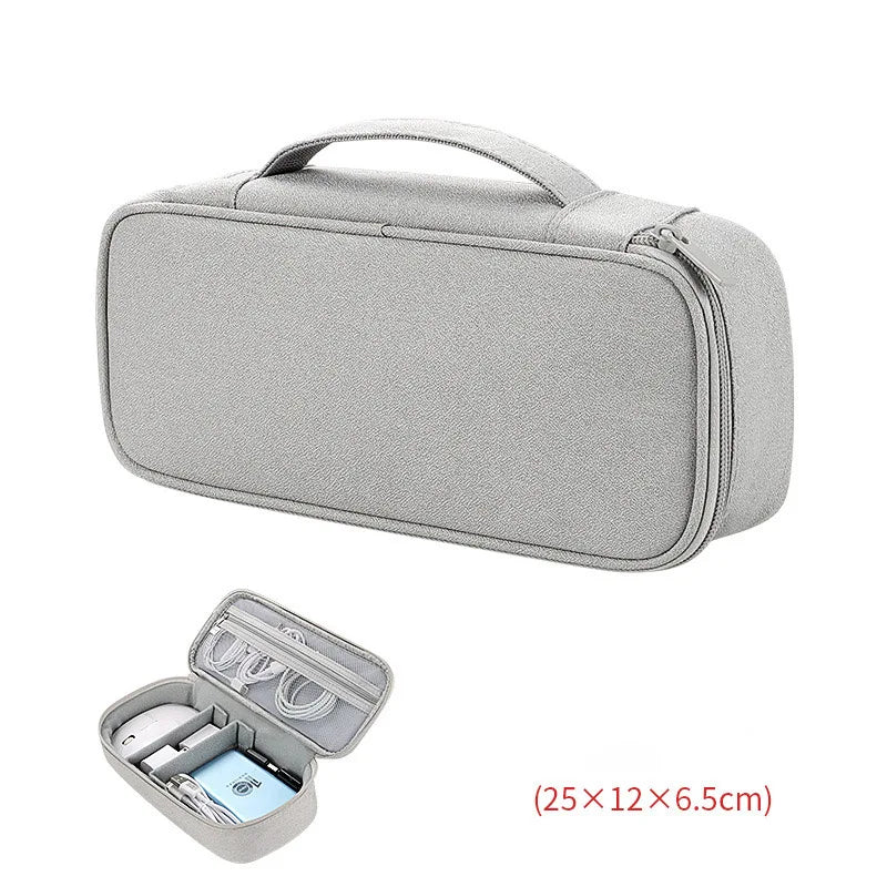 Travel Portable Digital Accessories Storage Bag Organizer of Mobile Phone Bag U Disk Charging Bank Mobile Data Cable Storage Bag