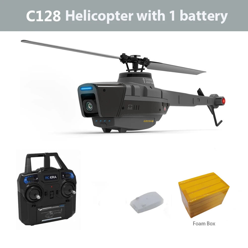 C128 2.4G RC Helicopter 4 propellers 720P Camera 6 axis electronic gyroscope air pressure for height vs C127 C186 RC Drone