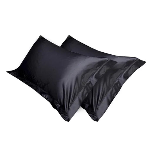 Pillowcase 100% Polyester Pillow Covers for Hair and Skin Health,Standard Size 54 x 84 cm Silk Pillow Case,Soft Smooth Cooling