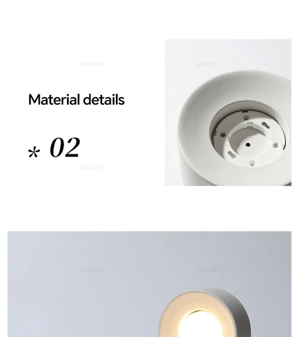 Modern LED Ceiling Light Cylinder Ceiling Spotlight For Bedroom Hallway Aisle Minimalism Indoor Home Decor Ceiling Lamp Lighting