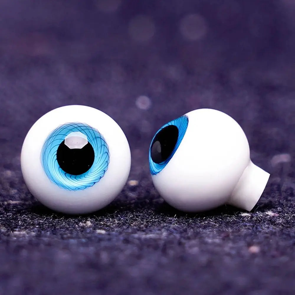 6mm 8mm 10mm 12mm 14mm Blue Black Glass Eyes Eyeball For BJD Doll DIY Doll Making Crafts Accessories Safety Animal Nice  Toy