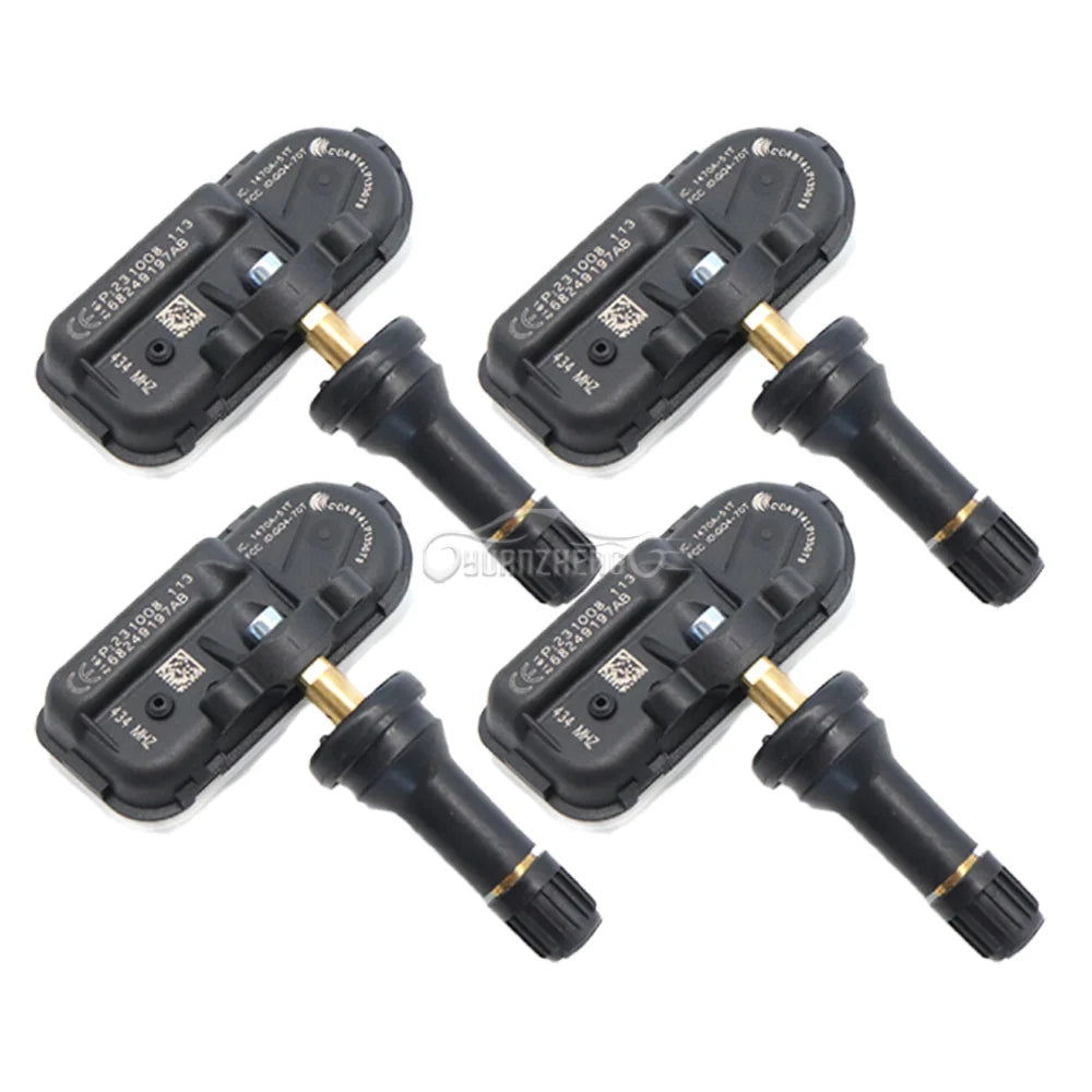 4pc NEW 68249197AA Car TPMS Tire Pressure Sensor Monitor System For JEEP CHEROKEE RAM 1500 2500 3500 2014-2021 434Mhz 68249197AB